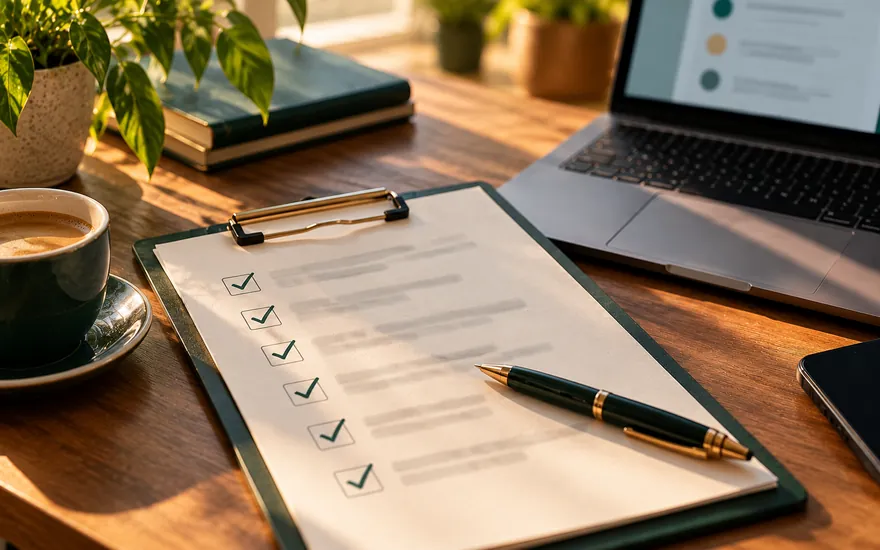 Is WinCrown legit: the licence and terms checklist beside a laptop